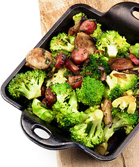 Image showing Homemade Stew with Broccoli