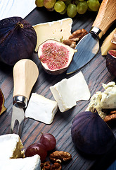 Image showing Gourmet Cheese Plate