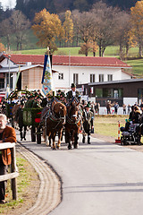 Image showing Hundham, Germany, Bavaria 04.11.2017: 