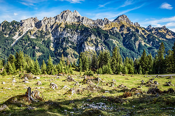 Image showing Mountains Tannheimer Tal