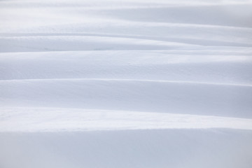 Image showing Winter snowdrift background