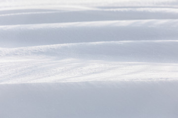 Image showing Winter snowdrift background