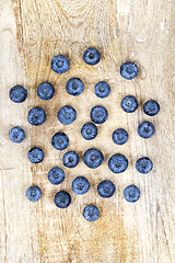 Image showing blue blueberries closeup