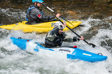 Image showing Joao Tiago Silva and unidentified athlete competing at Paivafest