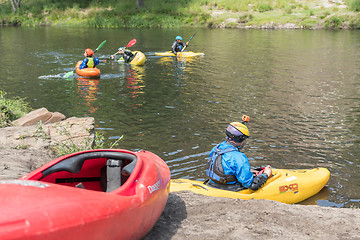 Image showing Athletes preparations at Paivafest