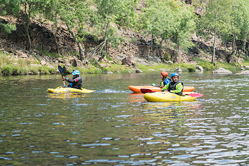 Image showing Athletes preparations at Paivafest