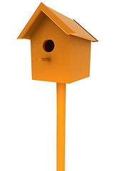 Image showing Wooden Nesting box. 3d Illustration