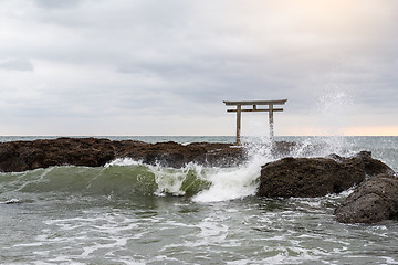 Image showing Japanese Oarai isozaki shrine