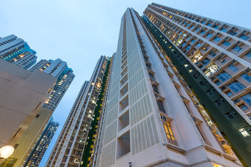 Image showing Residential building from low angle