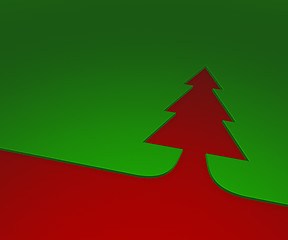 Image showing christmas tree - 3d rendering