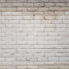 Image showing white brick wall background