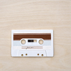 Image showing Vintage audio cassette tape with jazz music