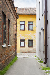 Image showing Narrow alley in old town