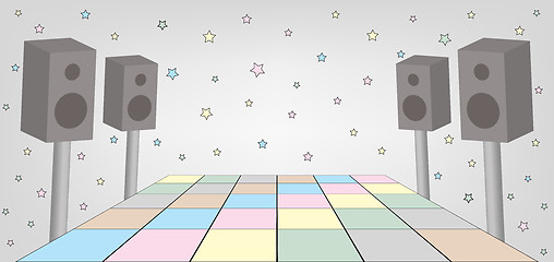 Image showing Space for dance party