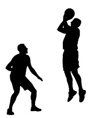 Image showing Basketball game