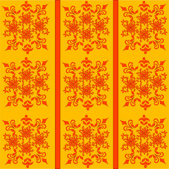 Image showing Wallpaper pattern red