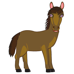 Image showing Illustration sulphur horse