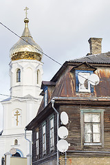 Image showing Russian orthodox church in winter