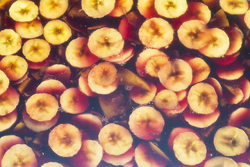 Image showing abstract banana jelly cake