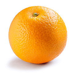 Image showing fresh orange isolated on white background