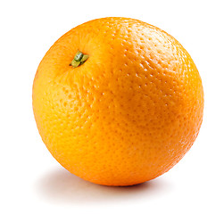 Image showing fresh orange isolated on white background