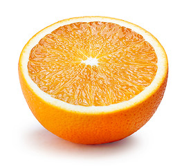 Image showing fresh orange isolated on white background