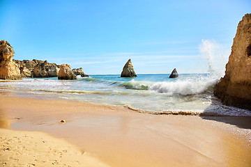 Image showing Waves of Atlantic Ocean