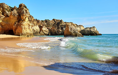 Image showing Waves of Atlantic Ocean