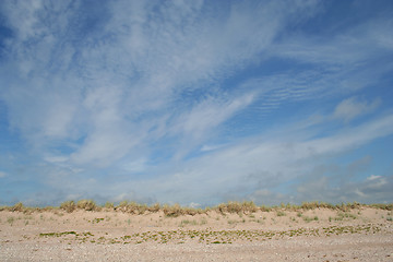 Image showing Sand and blue sky