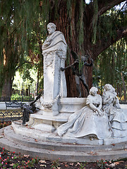 Image showing  Gustavo Adolfo Becquer monument in Seville