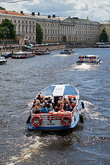 Image showing View of Fontanka river