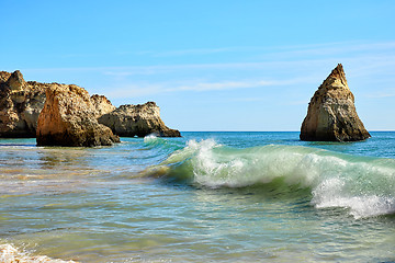 Image showing Waves of Atlantic Ocean