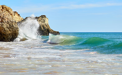 Image showing Waves of Atlantic Ocean