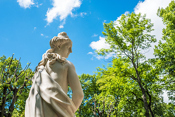 Image showing Summer gardens park in Saint Petersburg