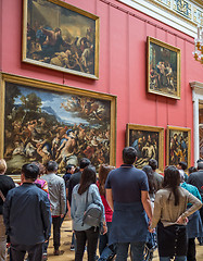 Image showing ST. PETERSBURG, RUSSIA - 25.06. 2017 - Tourists in the interiors