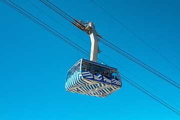 Image showing view of cable car ,Switzerland