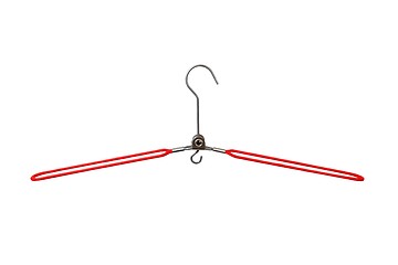 Image showing Wire folding coat hanger