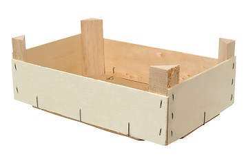 Image showing Empty wooden box