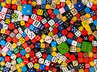 Image showing Cube dice collection