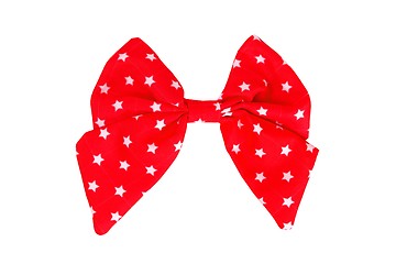 Image showing Christmas bow on white