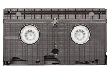 Image showing Video cassette, rear side isolated on white background