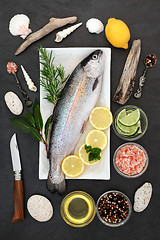 Image showing Rainbow Trout Healthy Heart Food