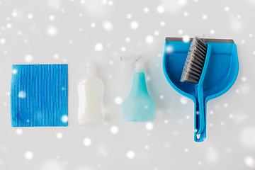 Image showing cleaning stuff on white background