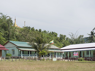 Image showing Primary school for Moken children, Myanmar