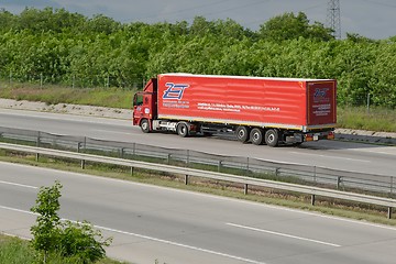 Image showing Truck on the highway