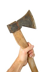 Image showing Axe hatchet head