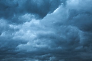 Image showing Stormy clouds in the sky