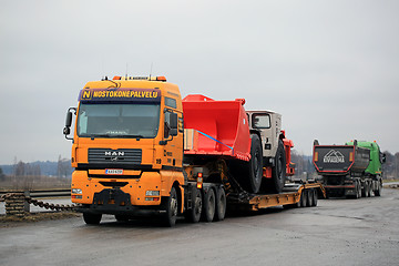 Image showing MAN Special Transport on Truck Stop