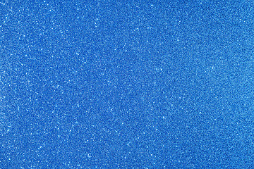 Image showing Glittering blue background