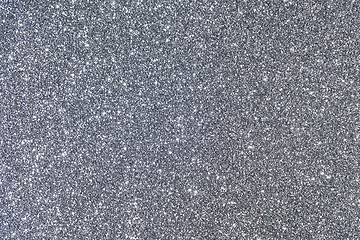 Image showing Glittering silver background